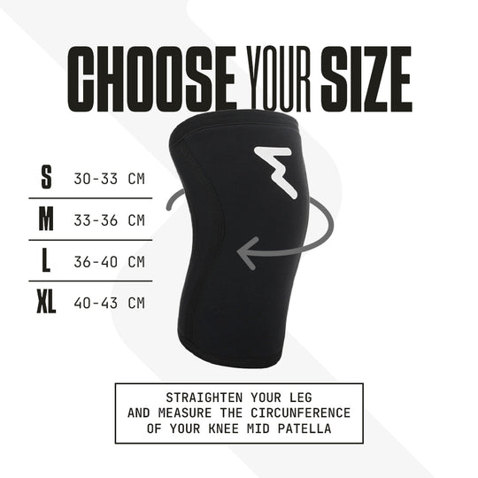 Rodillera Neopreno Pro 7MM - Negro - Elitex Training