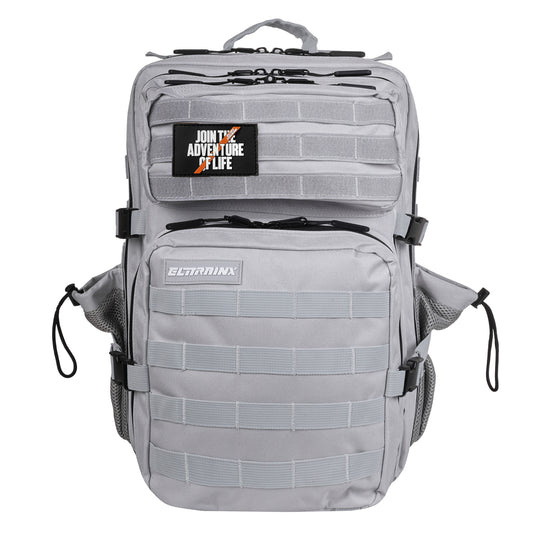 Tactische rugzak V1 45L geheel in zilver