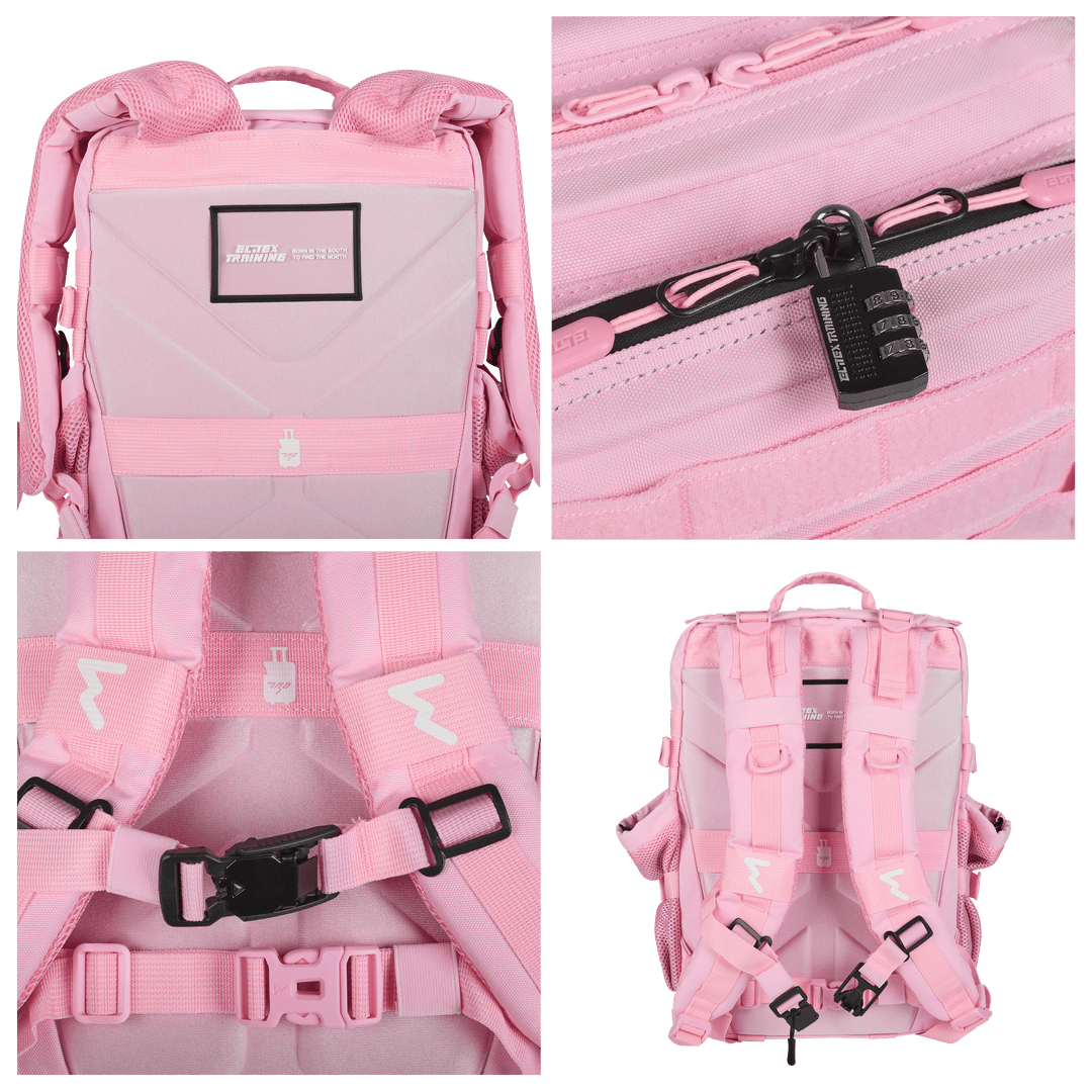 Mochila Táctica 25L All In Rosa Crema - Elitex Training