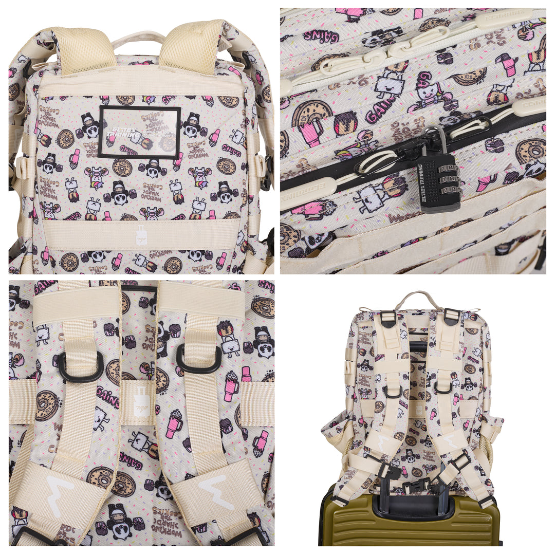 Mochila Táctica 25L All In Sweet Cream - Elitex Training
