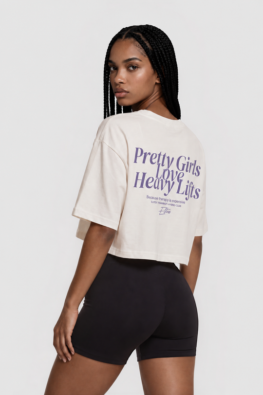 Camiseta Oversize Mujer Pretty Girls Love Heavy Lifts