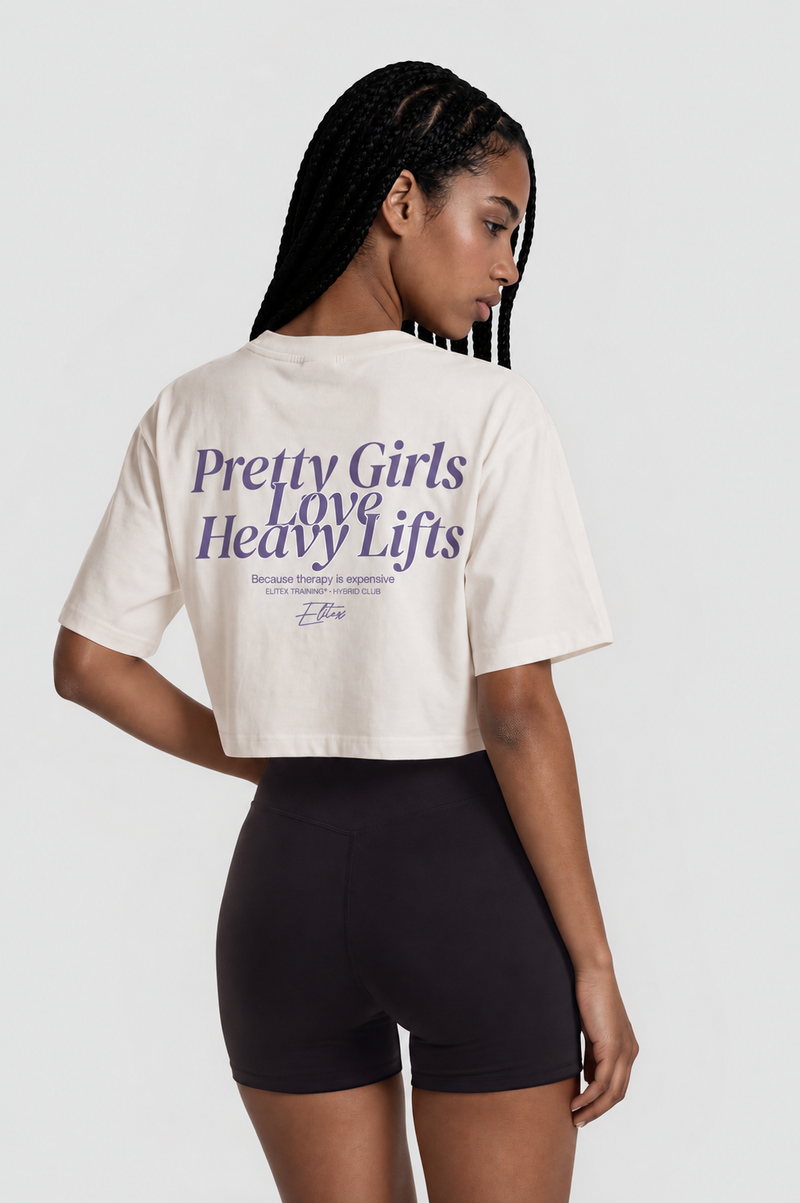 Camiseta Oversize Mujer Pretty Girls Love Heavy Lifts