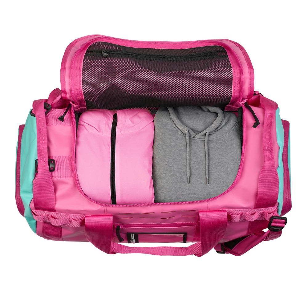 Mochila Duffel 40L Rosa Azul