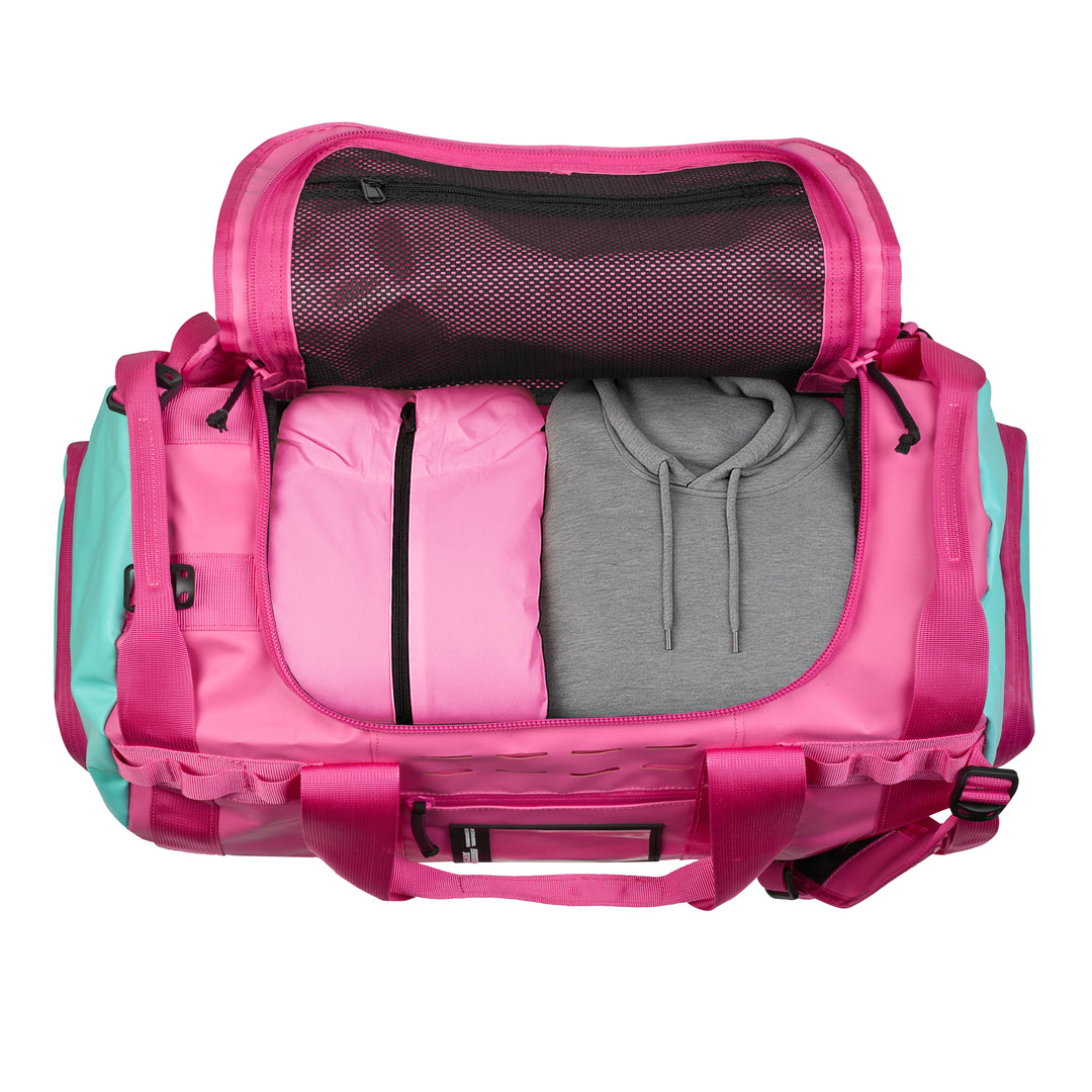 Mochila Duffel 40L Rosa Azul