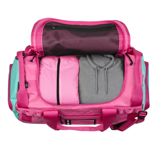 Mochila Duffel 40L Rosa Azul