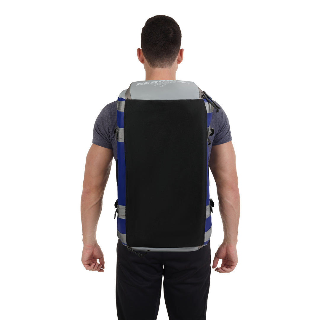 Mochila Duffel 50L Azul Gris