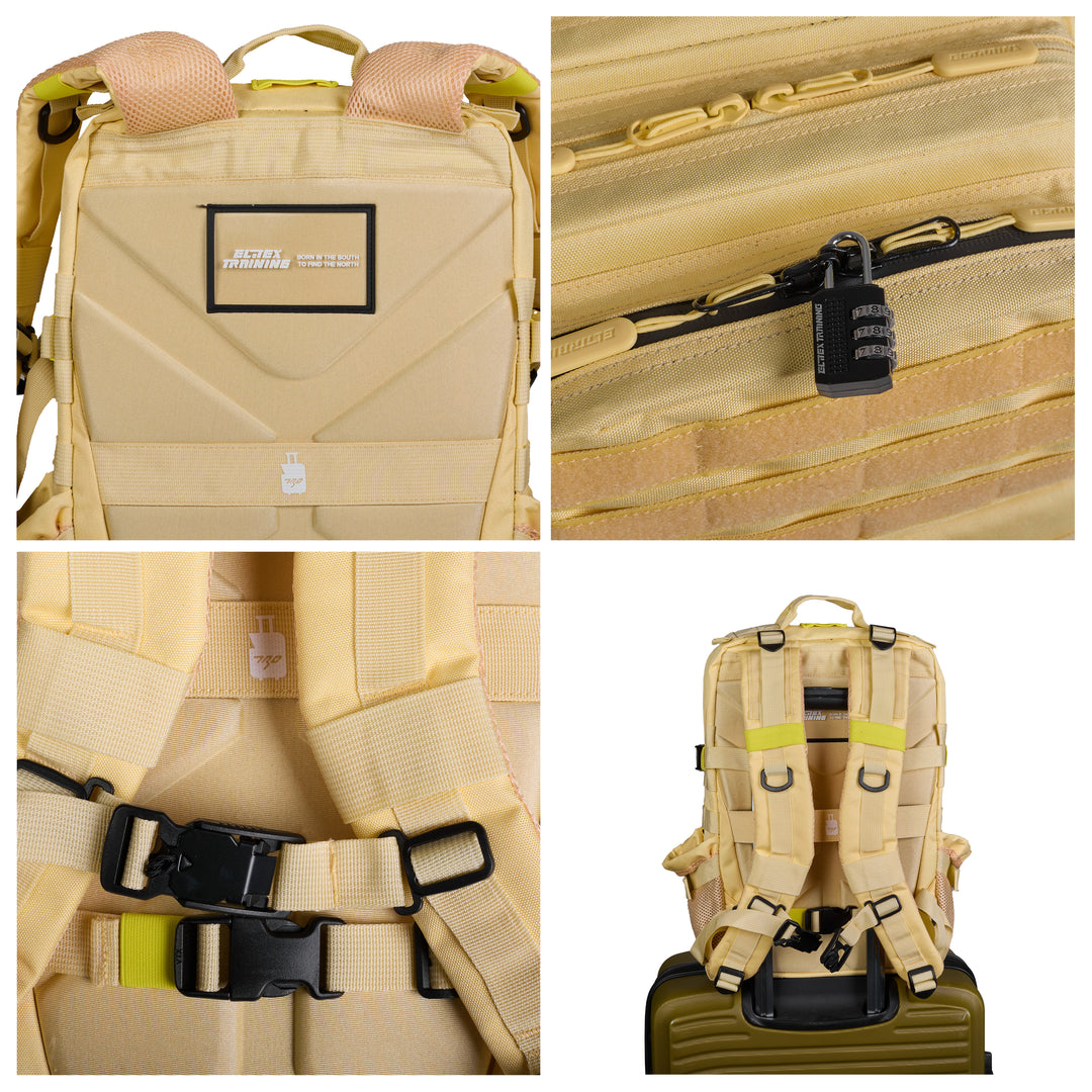 Mochila Táctica 25L All In Golden - Elitex Training