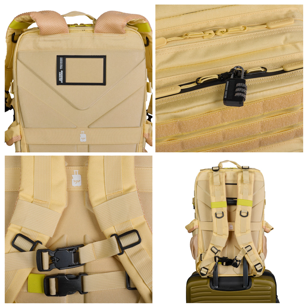 Mochila Táctica V1 45L All in Golden - Elitex Training