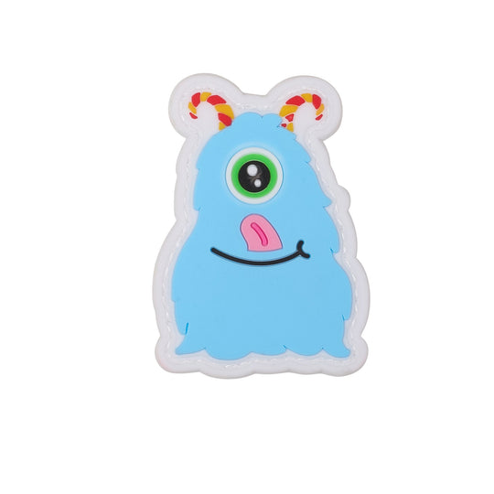 Parche Pvc Monstruo Azul