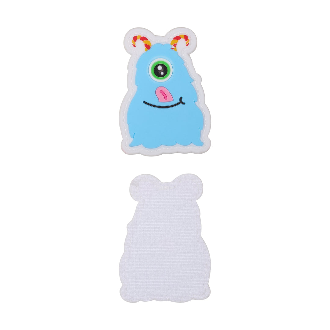 Parche Pvc Monstruo Azul