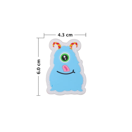 Parche Pvc Monstruo Azul