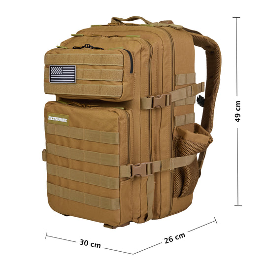 Sac à dos Tactique V1 45L Kaki