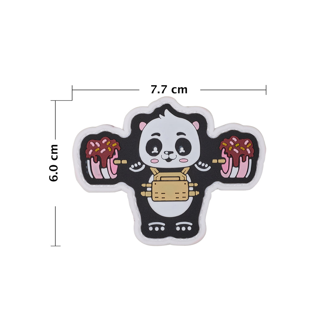Parche Pvc Cream Panda