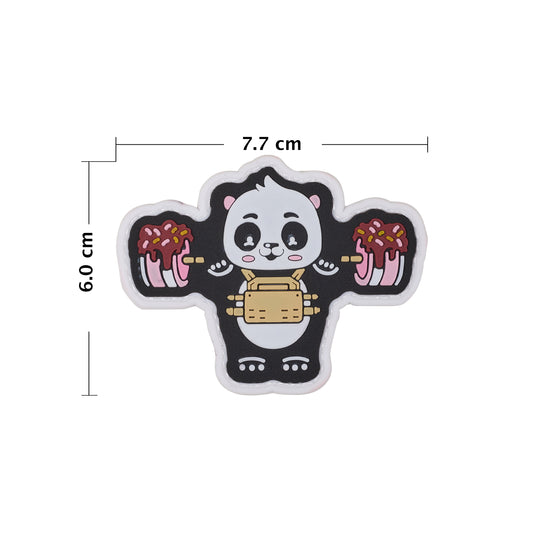 Parche Pvc Cream Panda