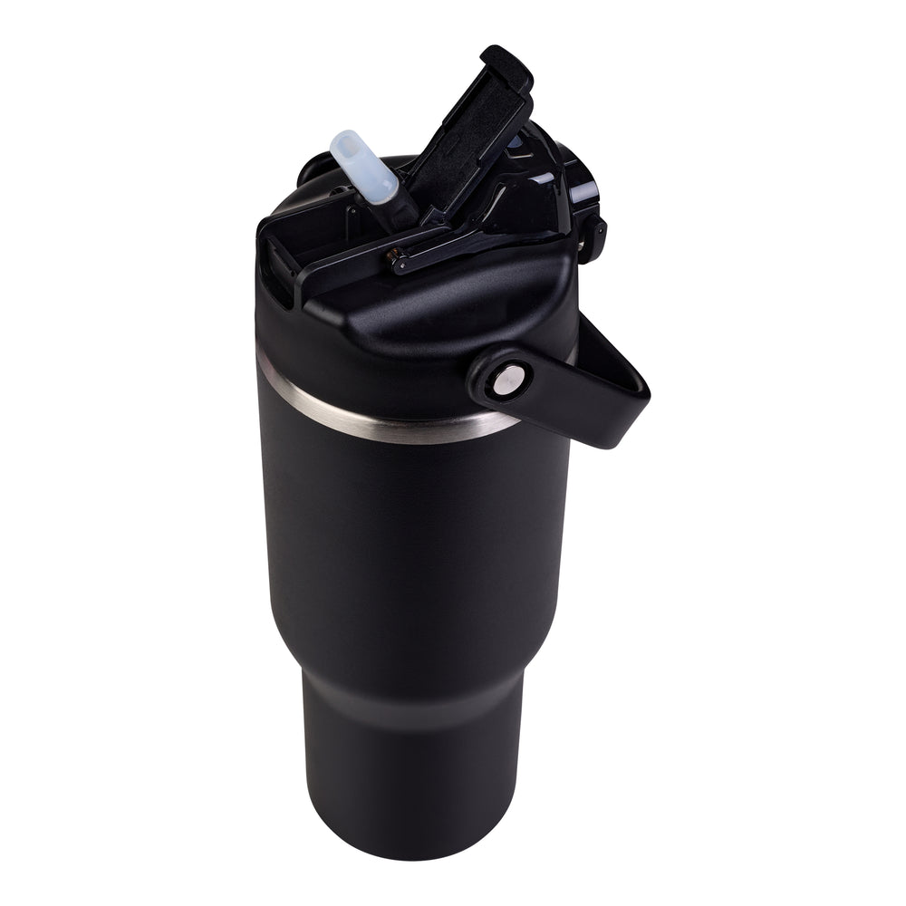 Botella Térmica de Aluminio Negro 1L