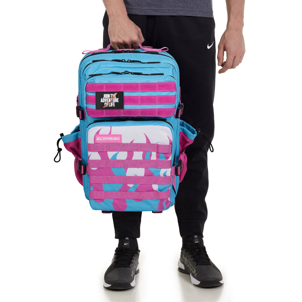 Mochila Táctica V1 45L All in Azul Fuego - Elitex Training