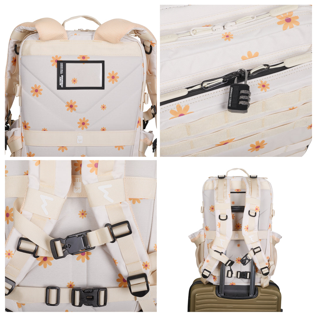 Mochila Táctica V1 45L All in Margarita - Elitex Training
