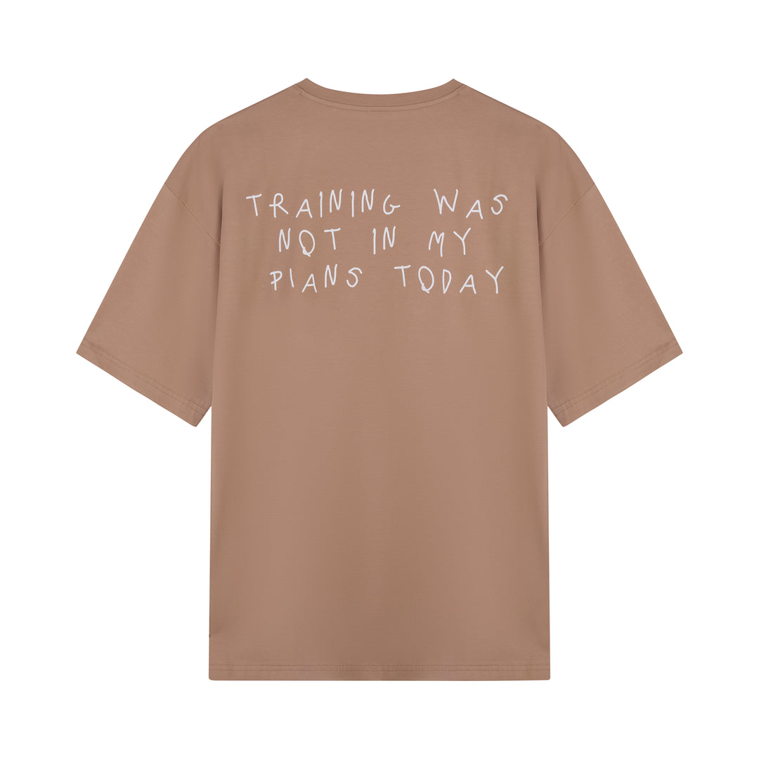 Camiseta Oversize Training Was Not on My Plans