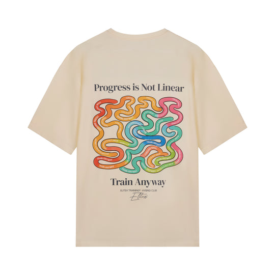 Camiseta Oversize Progress Is Not Linear