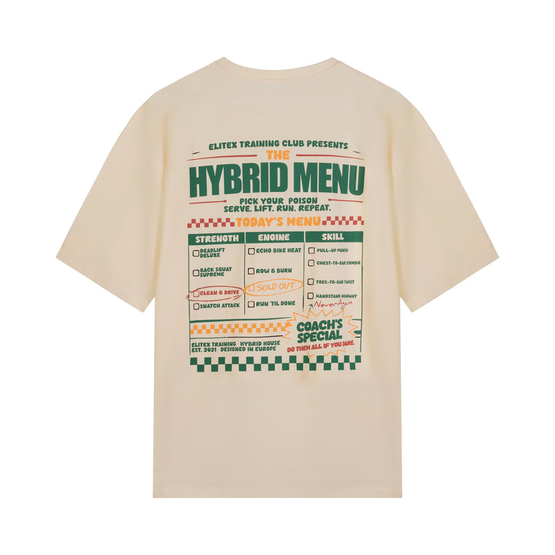 Oversized T-shirt The <tc>Hybrid</tc> Menu