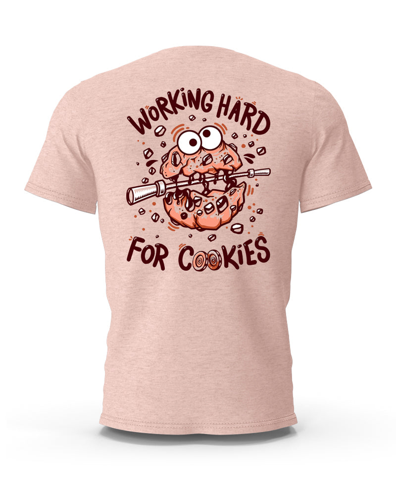 Camiseta Working Hard for Cookies - Hombre - Elitex Training