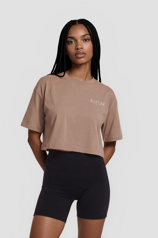 Camiseta Oversize Mujer Training Was Not on My Plans