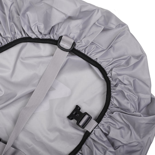 Wasserdichter Regenschutz für 25L- und 45L-Rucksäcke in Grau