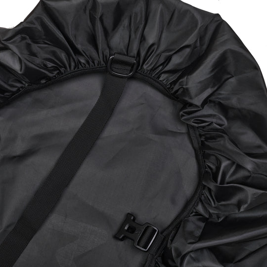 Wasserdichter Regenschutz für 25L- und 45L-Rucksäcke, Schwarz