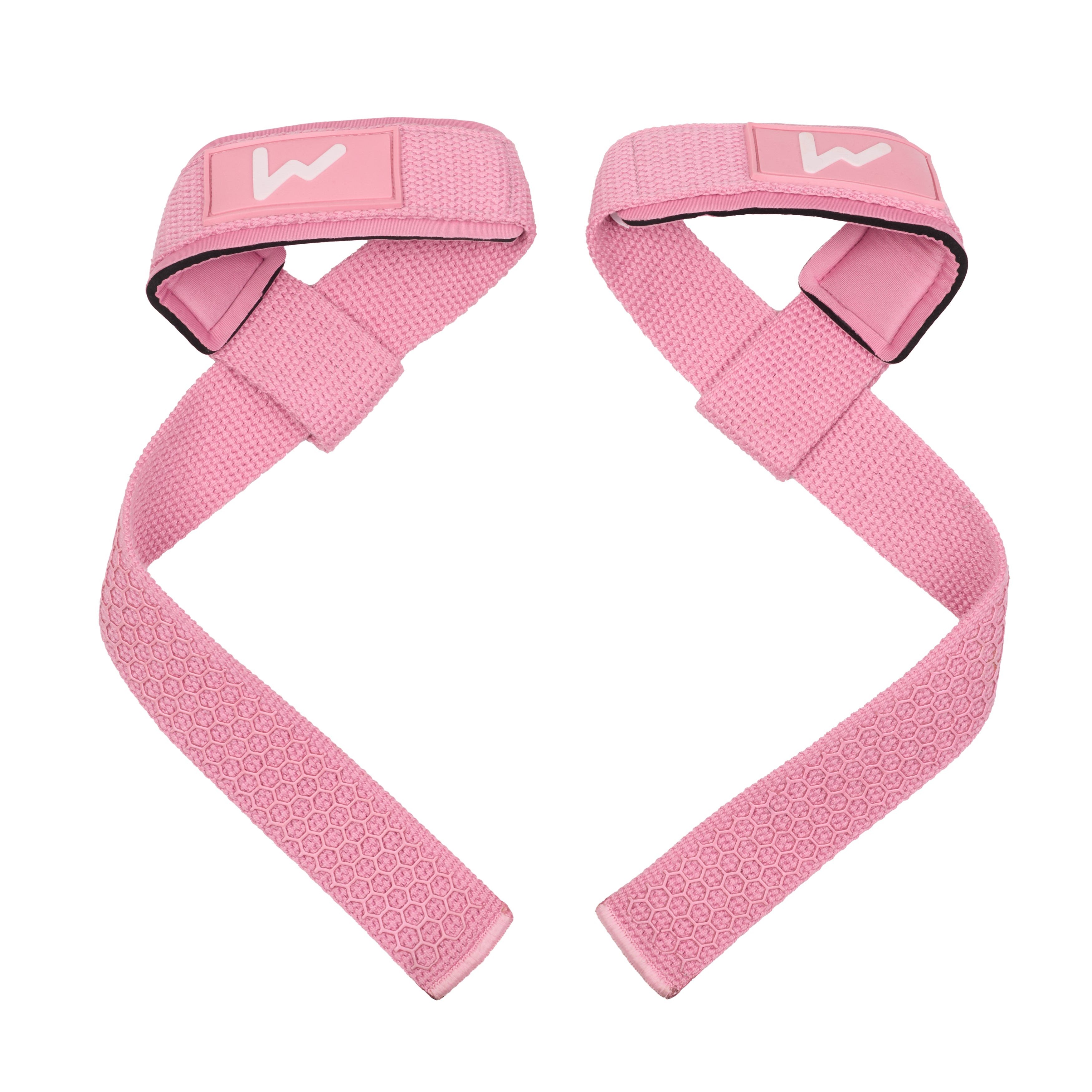 Straps de Halterofilia Rosa Cream - Elitex Training