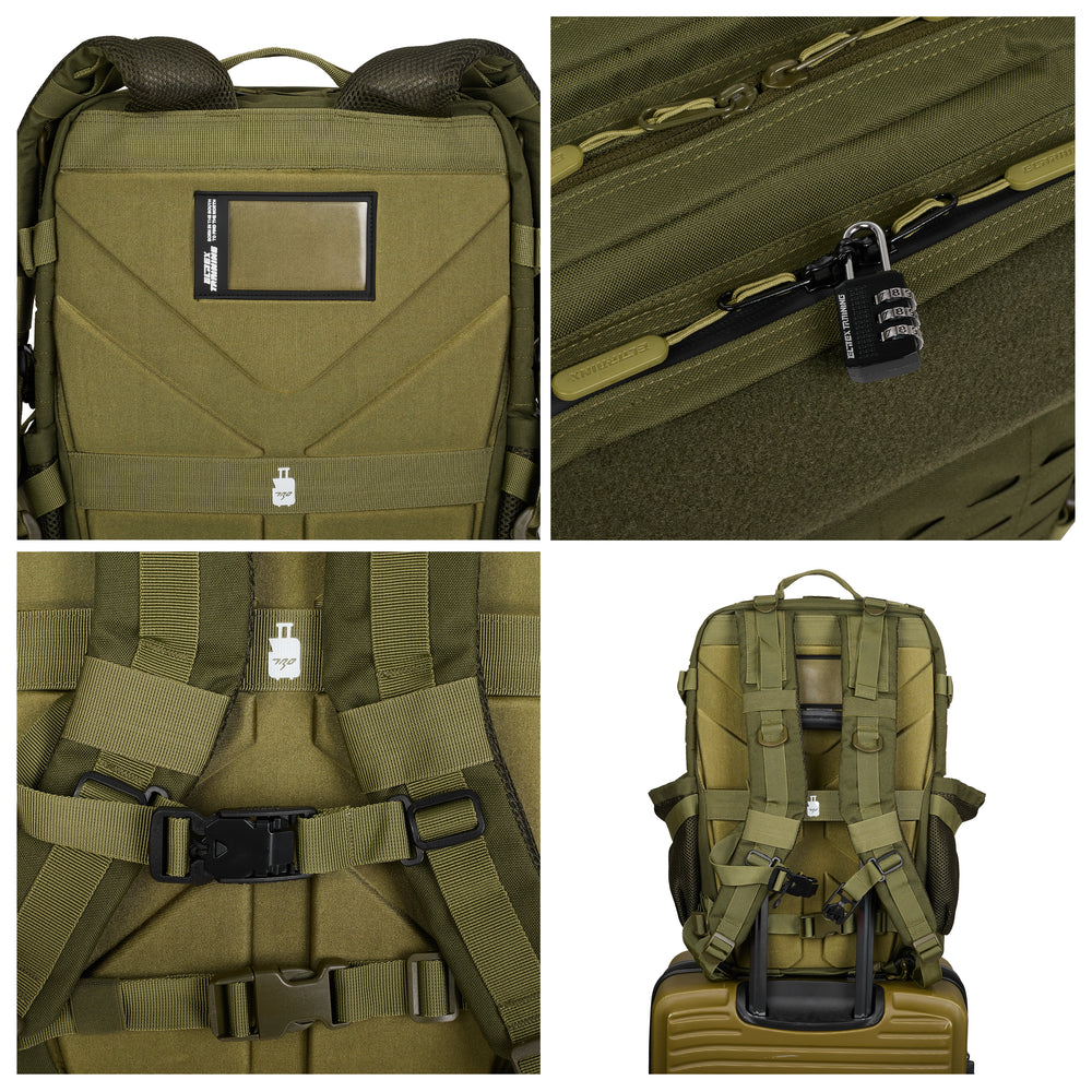 Mochila Táctica V2 45L Verde - Elitex Training