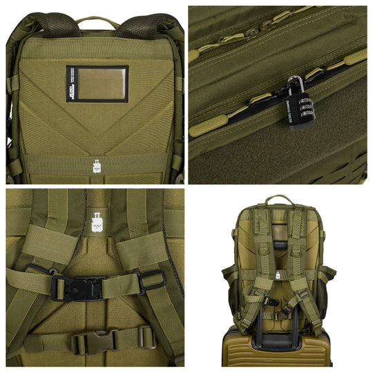 Mochila Táctica V2 45L Verde - Elitex Training