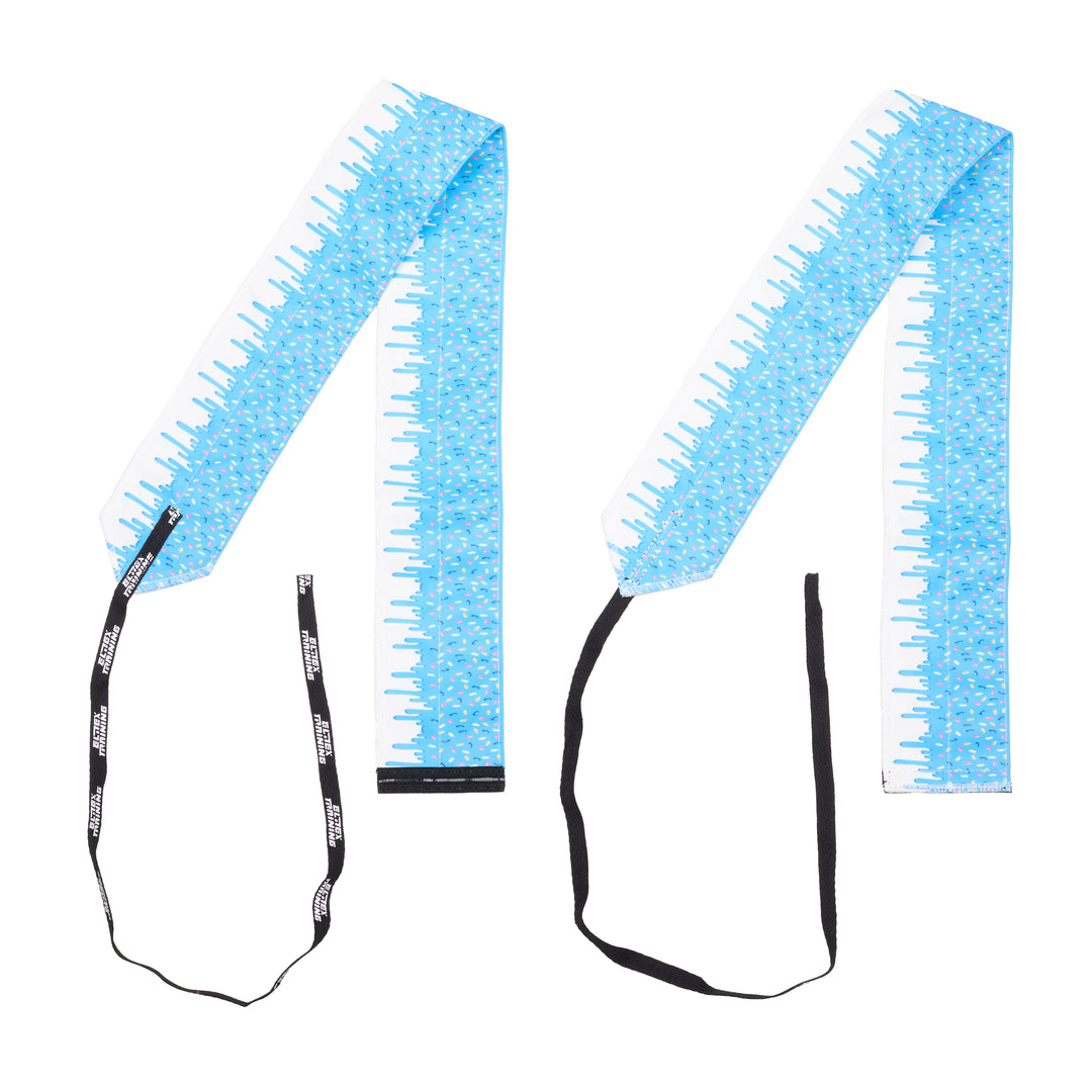 Muñequeras de Tela para Cross Training y Halterofilia - Blue Glazed - Elitex Training