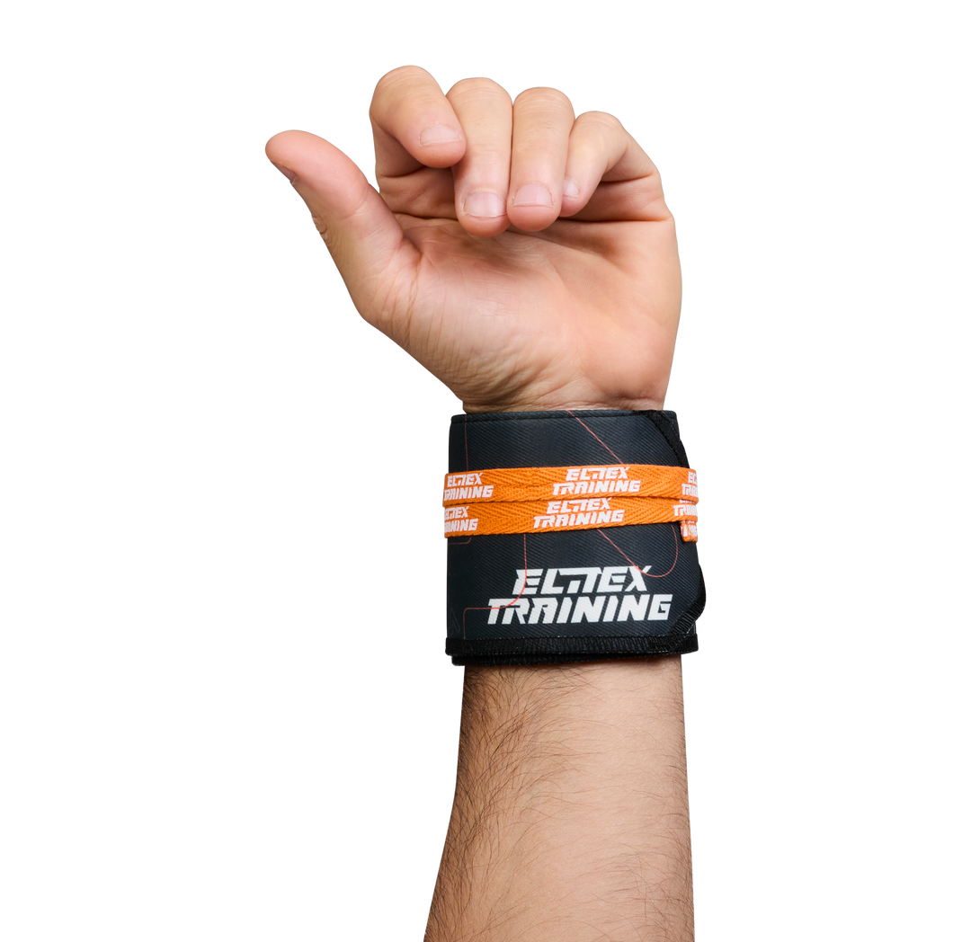 Fabric Wristbands for Cross Training and Weightlifting - Black