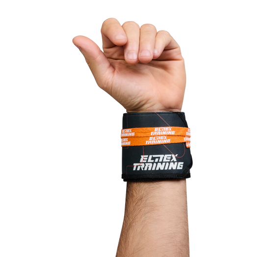 Fabric Wristbands for Cross Training and Weightlifting - Black