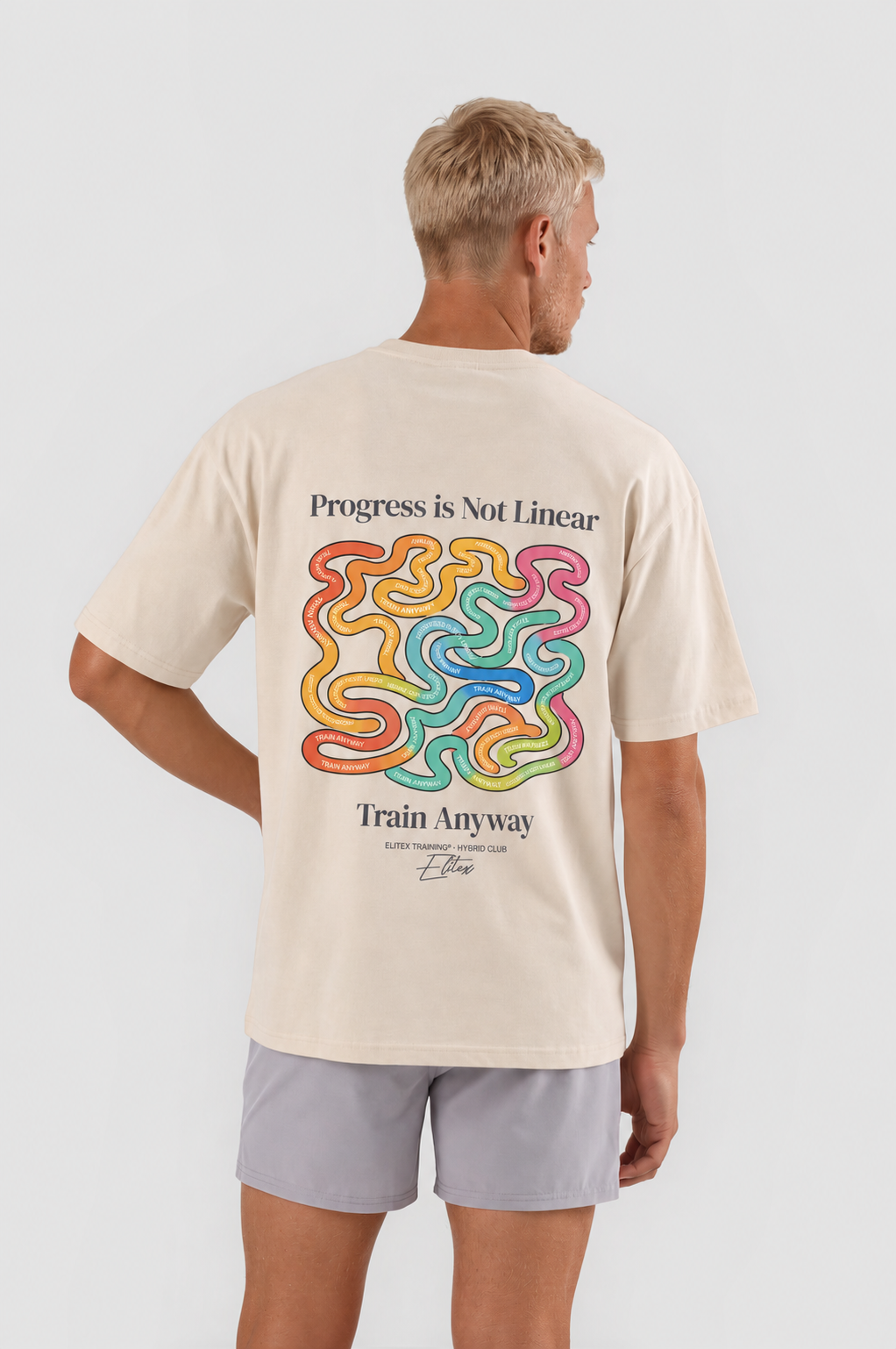 Camiseta Oversize Progress Is Not Linear