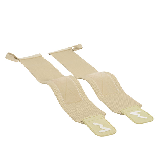 Muñequeras de Halterofilia Cream - Elitex Training