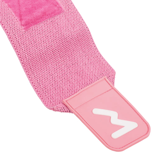 Muñequeras de Halterofilia Rosa Cream - Elitex Training