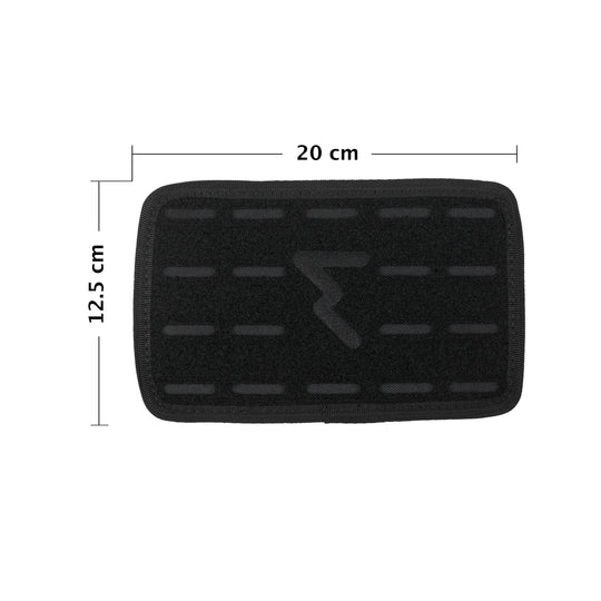 Velcro Panel for 25L Backpacks Black