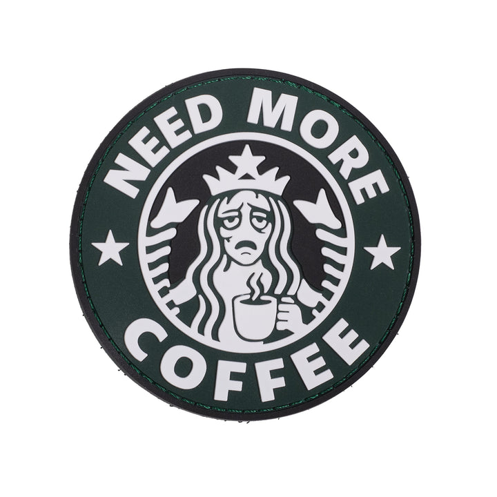 Parche Pvc Need More Coffee - Elitex Training