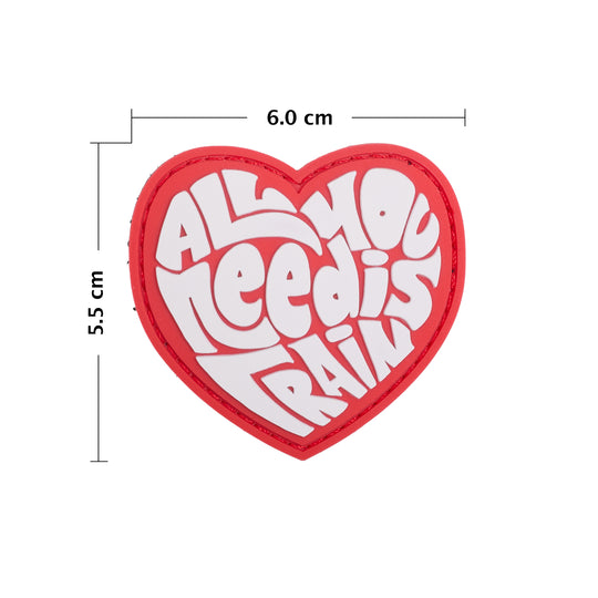 Parche Pvc All You Need Is Train - Elitex Training