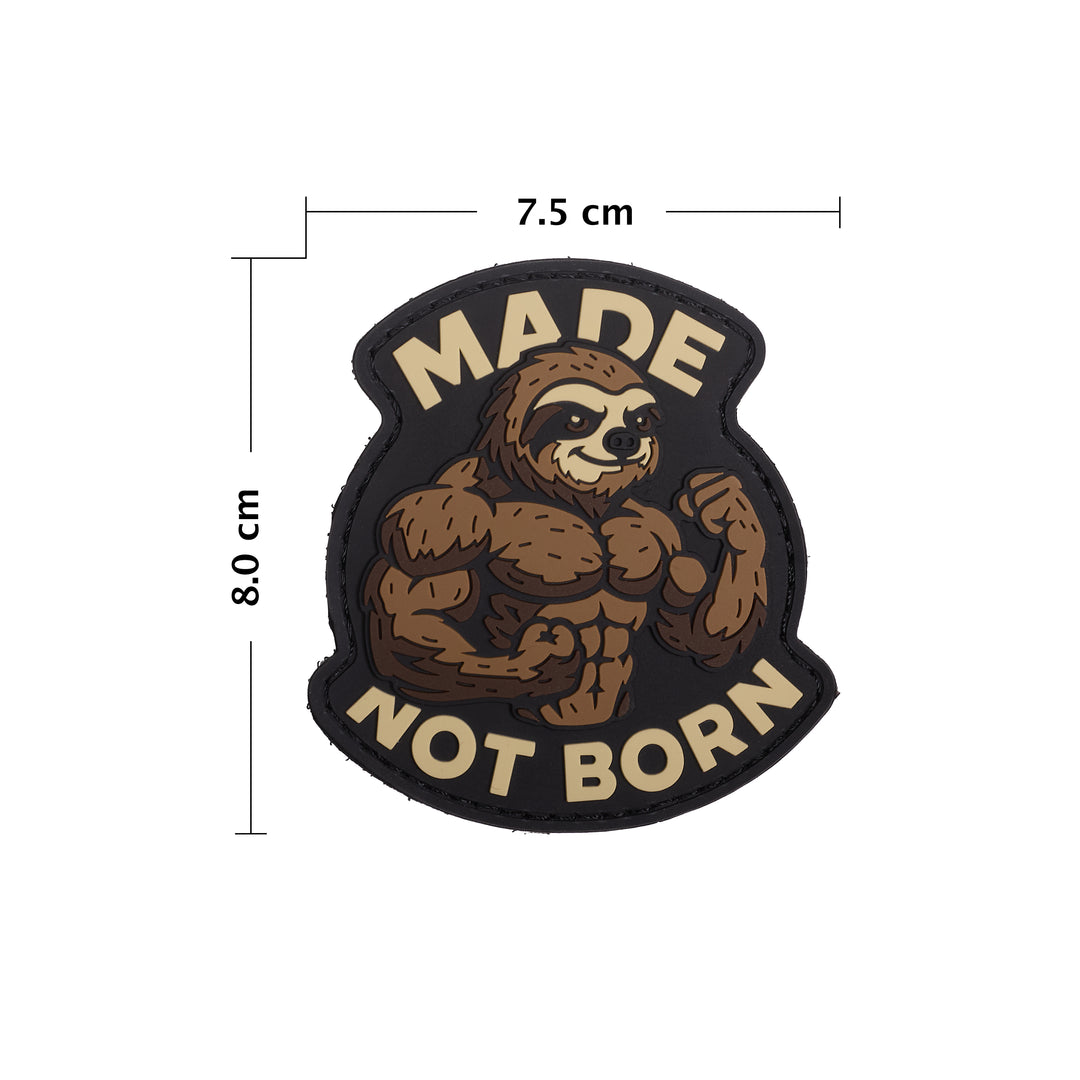 Parche Pvc Born not Made - Elitex Training