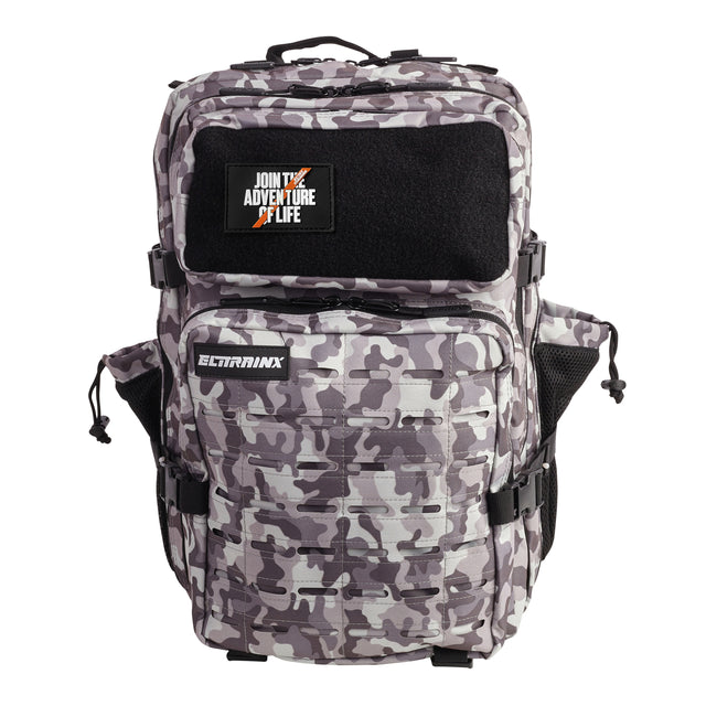 Tactical Backpack V2 45L <tc>All In</tc> White and Black Camouflage