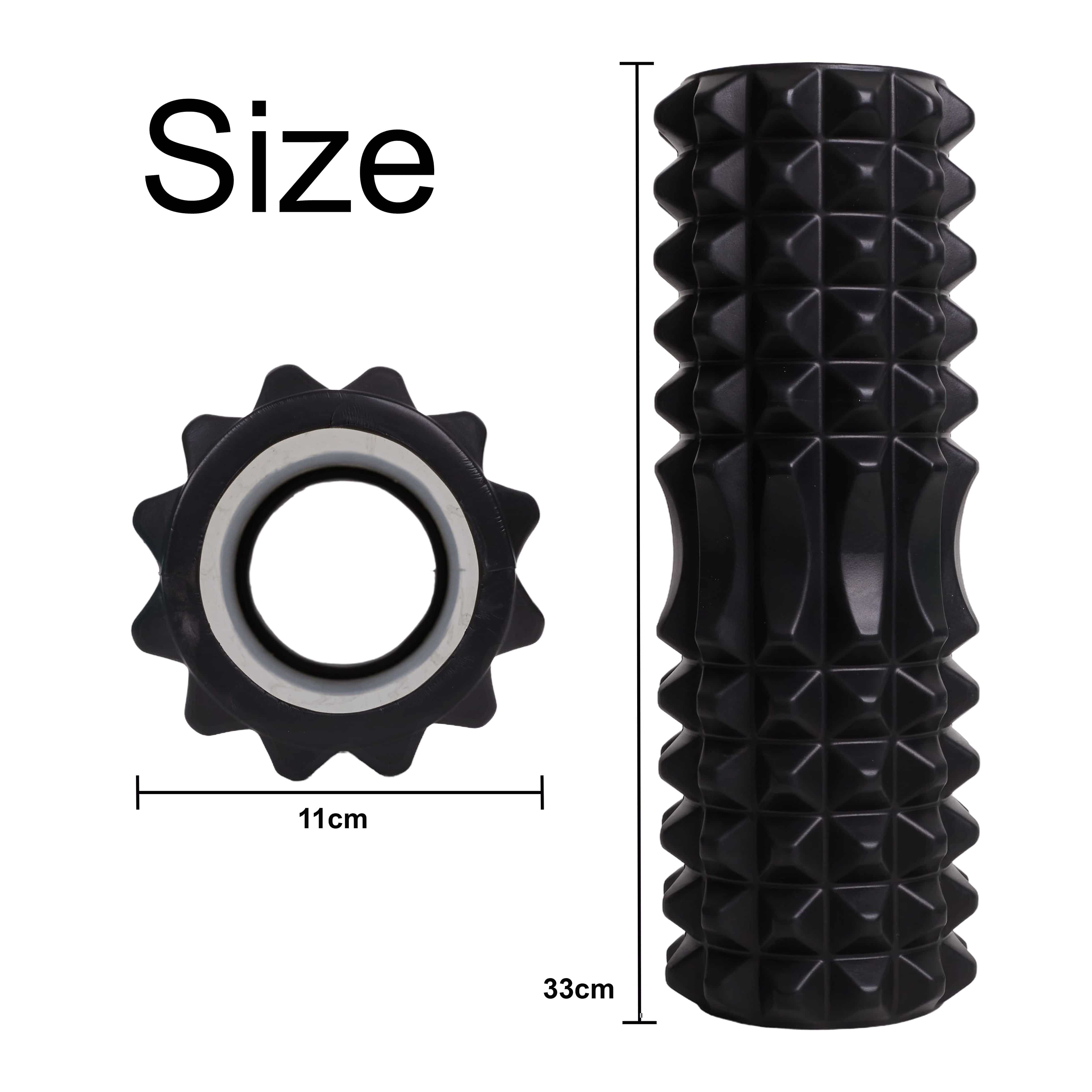 Black Fluffy Foam Roller – Elitex Training