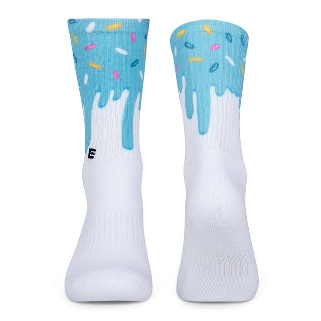 Performance Blue Glazed Socks