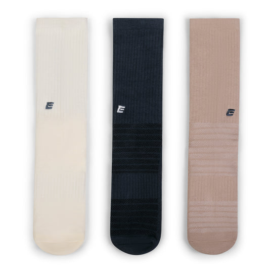 Performance Training Club Socks Pack 3 - White Blue Cream