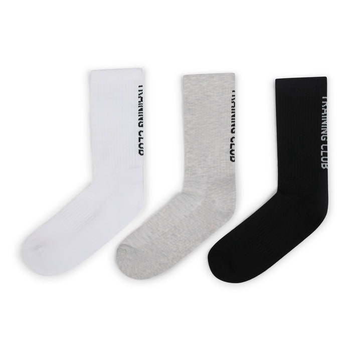 Performance Training Club Socks Pack 3 - Black Grey White