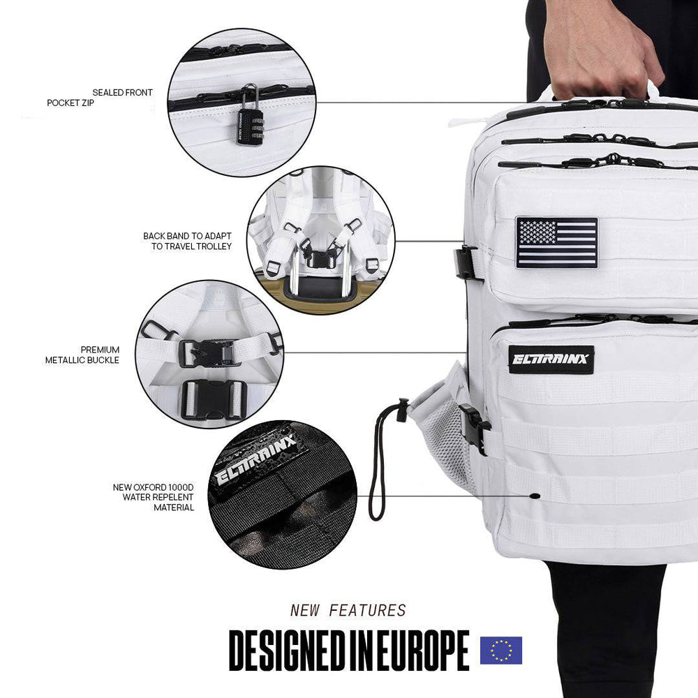 Tactical Backpack 25L <tc>All In</tc> White