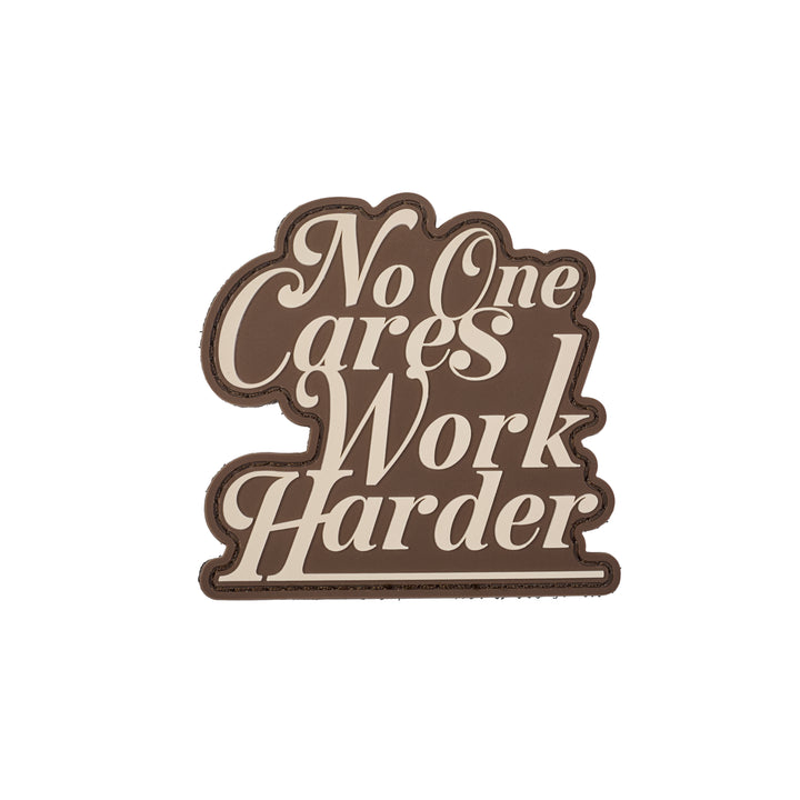 Parche Pvc No One Cares Work Harder - Elitex Training