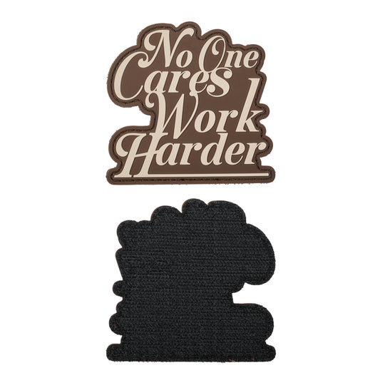 Parche Pvc No One Cares Work Harder - Elitex Training