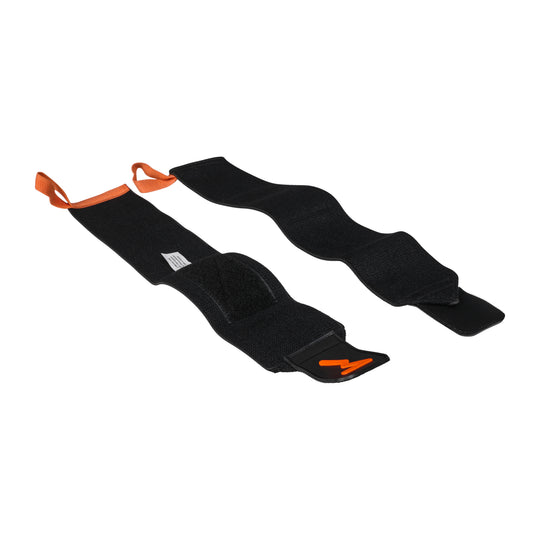 Black Weightlifting Wristbands